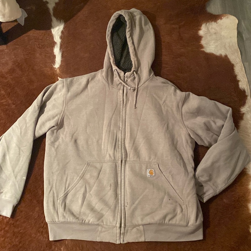 Y2K Carhartt Sherpa Lined Hoodie